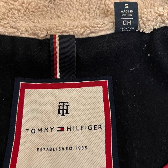 Tommy Hilfiger Navy Wool Coat - Picture 3 of 8